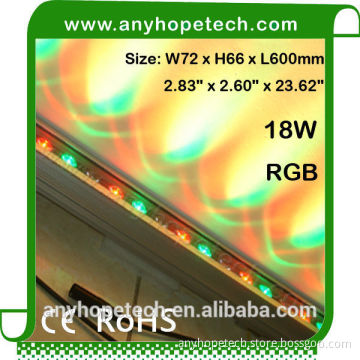 Dream color 18w rgb dmx led wall washer
